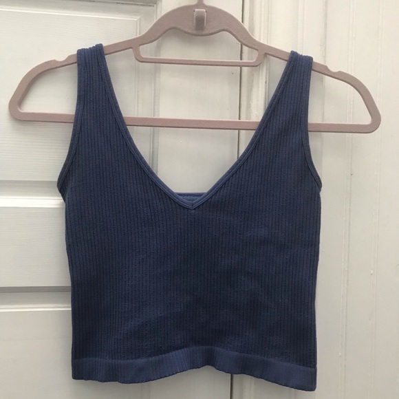 Blue tank top - Picture 1 of 2